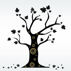 tree graphic background