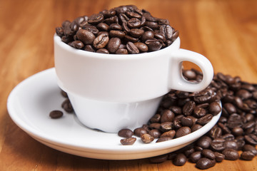 cup full of coffee