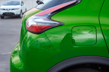 Fototapeta premium outdoor tank green car