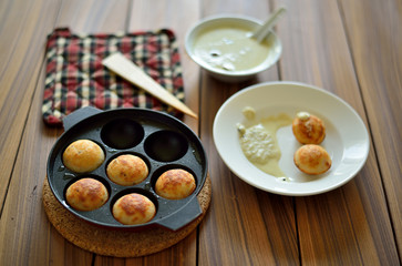 Chettinad or Chettinadu kuzhi paniyaram. Chettinad in Tamilnadu is famous for it's spicy cuisine. 