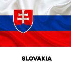 Fototapeta premium Slovakia flag