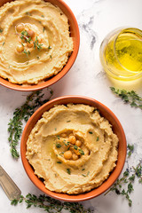 Traditional  oriental hummus