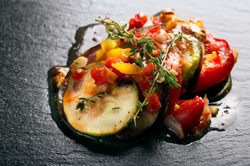 Traditional french ratatouille