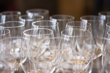 set of wine glasses