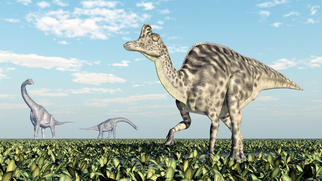Brachiosaurus und Velafrons