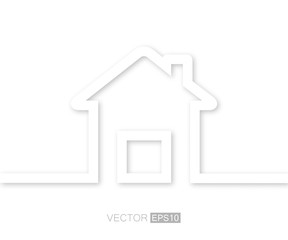 Abstract Creative concept vector house for Web and Mobile Applications, Illustration template design, art business infographic, page, brochure, banner, presentation, poster, cover, booklet, document.