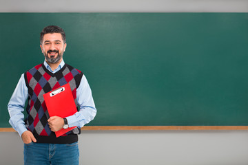 Young men teacher