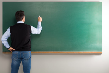 Young men teacher