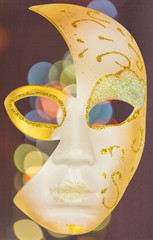 masque Arlequin, carnaval nocturne de Venise
