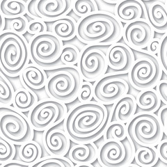 Fototapeta na wymiar Abstract white background.Seamless scroll pattern. Geometric lined seamless pattern. 