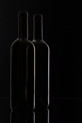 Two different bottles of wine