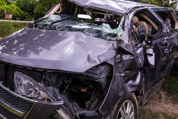 Obraz na płótnie Canvas Parts car crash
