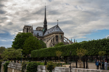 Fototapeta na wymiar Notre Dame de Paris Cathedral.Paris. France