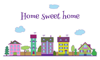 Fototapeta premium Home sweet home