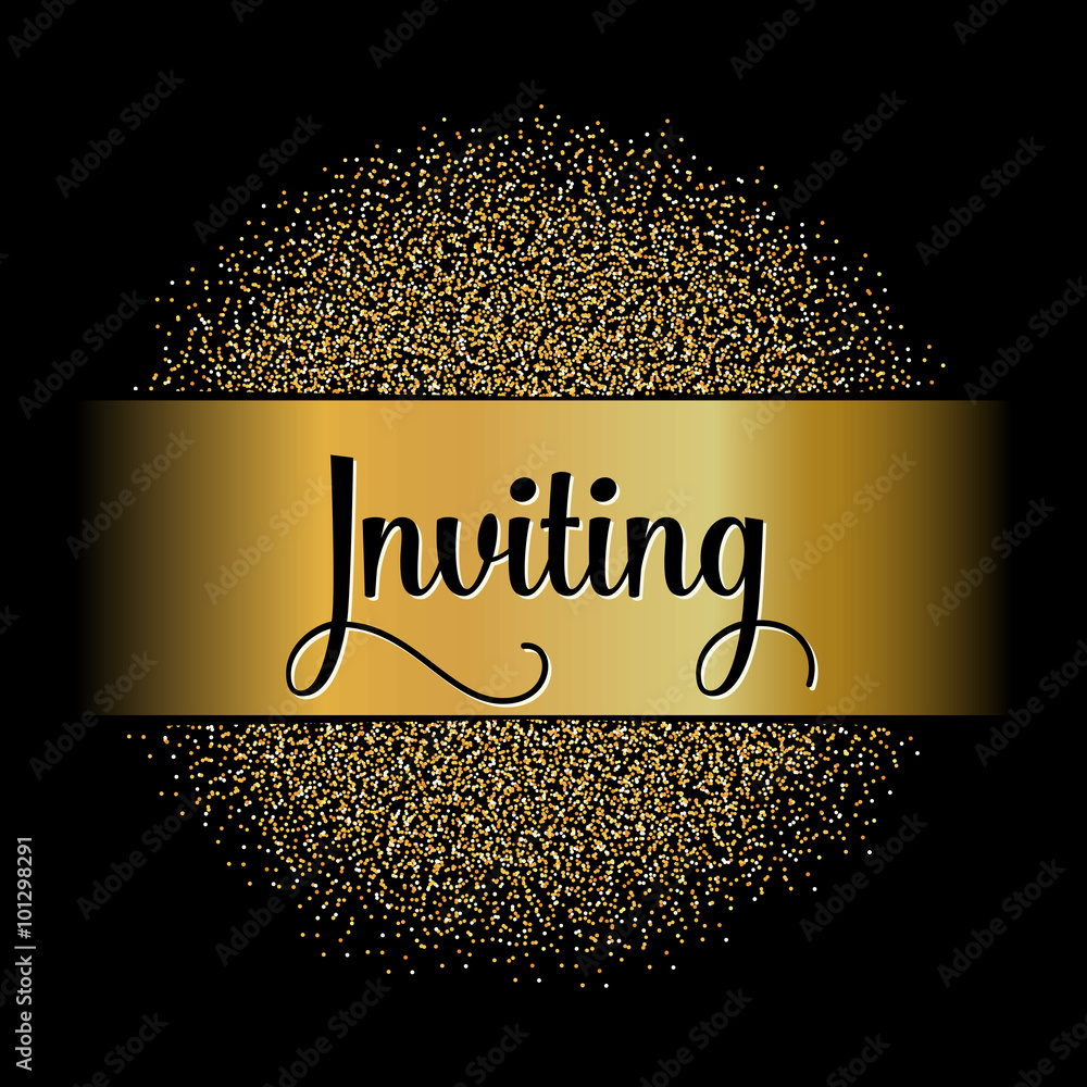 Aufkleber abstract creative concept vector design layout with text - inviting. for web and mobile icon isolate