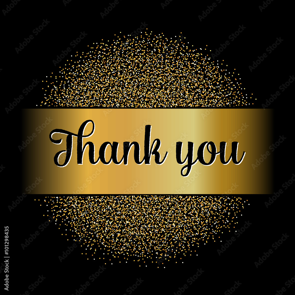 Aufkleber abstract creative concept vector design layout with text - thank you. for web and mobile icon isolat