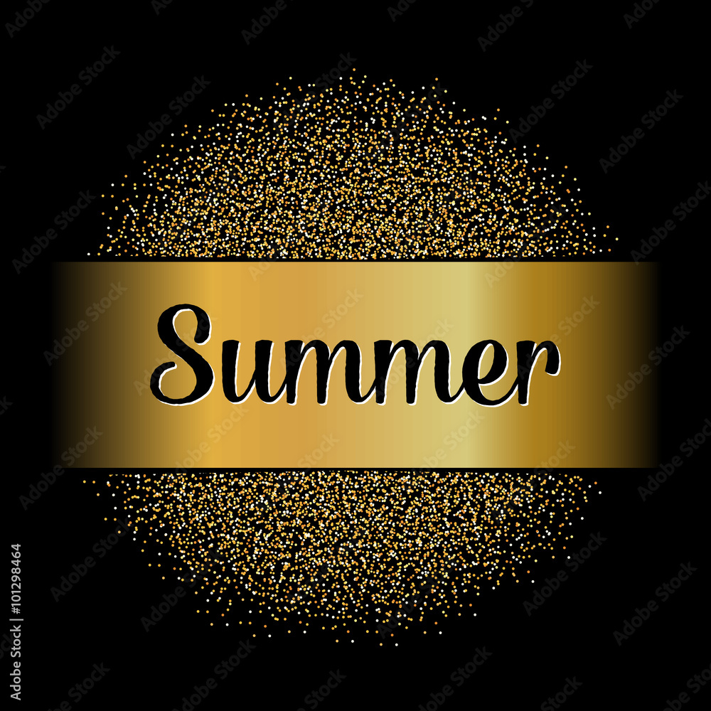Aufkleber abstract creative concept vector design layout with text - summer. for web and mobile icon isolated 
