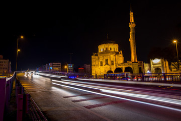 Fototapeta na wymiar Istanbul mosque at night