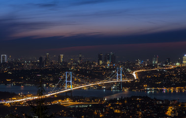 Naklejka premium Istanbul panoramic view turkey