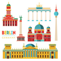 Berlin. Vector illustration - 101298692