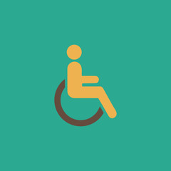 disabled flat icon