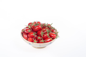 small tomatoes in a bowl