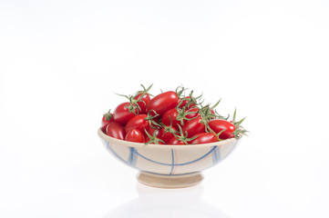 small tomatoes in a bowl