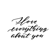 Hand drawn vector lettering. 