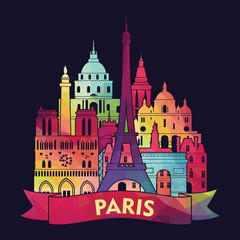 Paris. Vector illustration