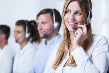 Call agent working in tele service