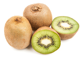 kiwi isolated on white background