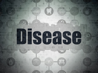 Health concept: Disease on Digital Paper background