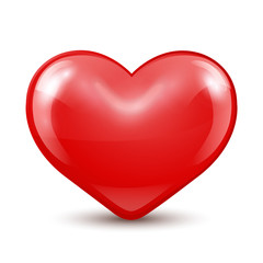 Red Heart.Vector illustration