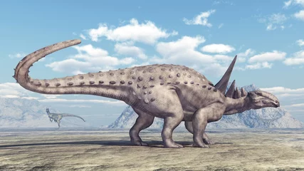 Wandaufkleber Dinosaurier Sauropelta © Michael Rosskothen