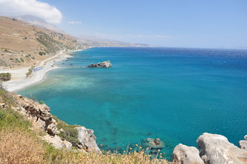 Fototapeta na wymiar Landschaft Südküste Insel Kreta / Griechenland