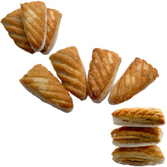 Cookies isolated on a white background.