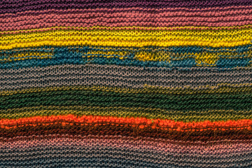 Colorful knitwear pattern
