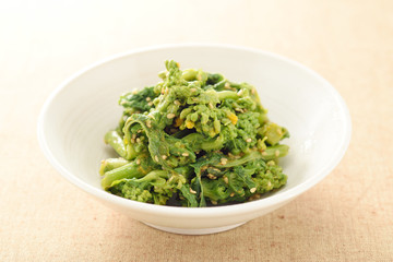 菜の花のからし和え