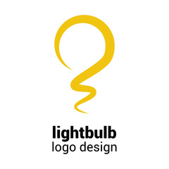 Lightbulb logo template