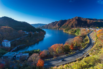 Naklejka premium Nature wonder in Minakami Japan