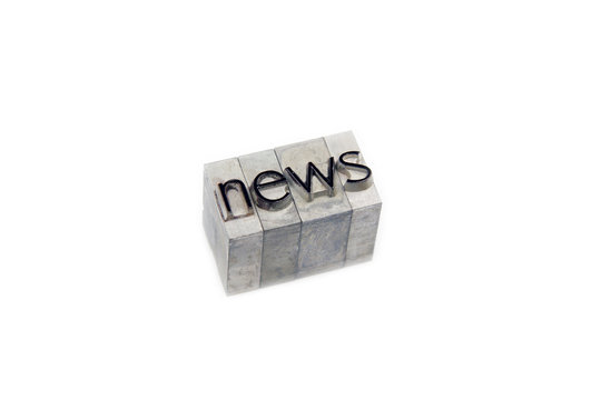 news / caracteres d' imprimerie en plomb