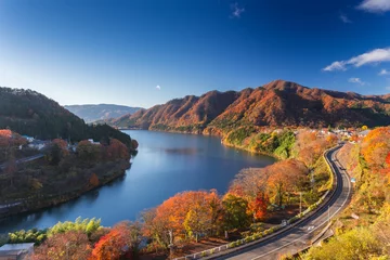 Rolgordijnen Nature wonder in Minakami Japan © kanuman