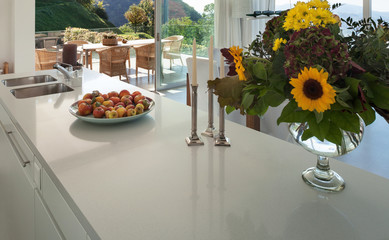 modern kitchen of a villa