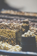 Dry nuts for sale in Nepal street.