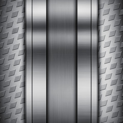 Silver metallic texture background