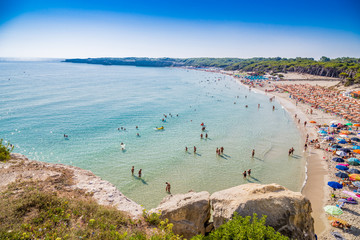 beach on the coast of Puglia