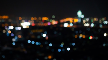Bokeh building in Thailand