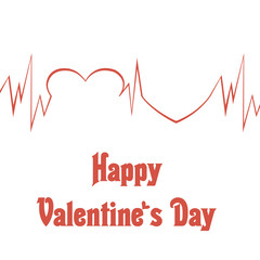 Valentine's Day heart pulse