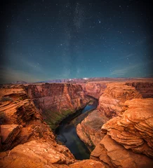 Foto auf Leinwand Grand Canyon bei Nacht © Aliaksei
