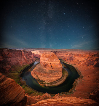 Grand Canyon At Night